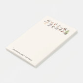 休日の帽子のスカーフのノートのクリスマスの12匹の犬 ポストイット (アングル)