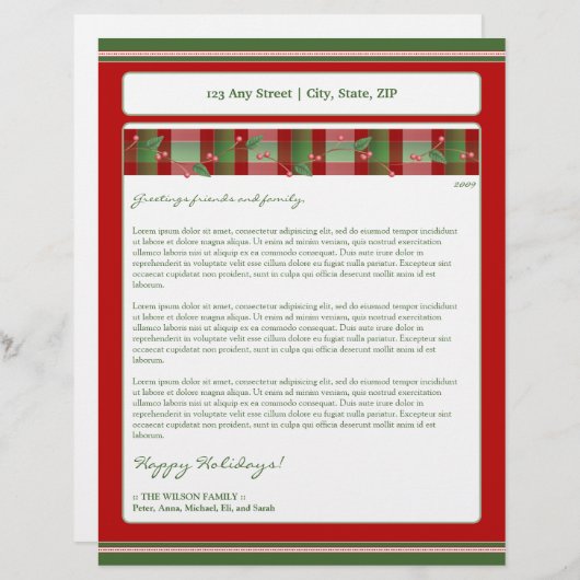 休日の年刊ニュースレターヘッド：ホリイをひっぱたく レターヘッド (正面/裏面)