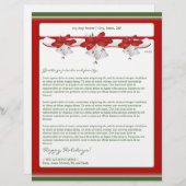 休日の年刊ニュースレターヘッド：ホリーベル レターヘッド (正面/裏面)