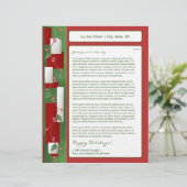 休日の年次時事通信レターヘッド: ヒイラギの果実 レターヘッド (スタンド正面)