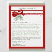 休日の年次時事通信レターヘッド: ヤドリギ レターヘッド (正面/裏面)