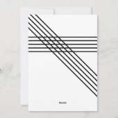 休日の幸せミニマル黒い縦写真 シーズンカード (裏面)