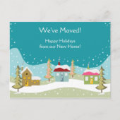 休日の引越しのお知らせはがき シーズンポストカード (正面)