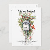 休日の引越し告知 ポストカード (正面/裏面)