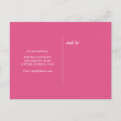 休日の引越し案内はがき水色 ポストカード (裏面)