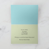 休日の引越し案内カード シーズンカード (内部)