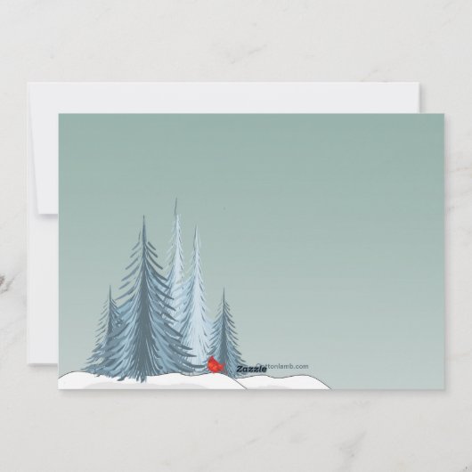 休日の引越し案内カード シーズンカード (裏面)