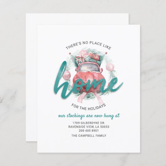 休日の引越し発表の予算引っ越しました (正面/裏面)