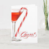 休日の応援のクリスマスカード シーズンカード (正面)