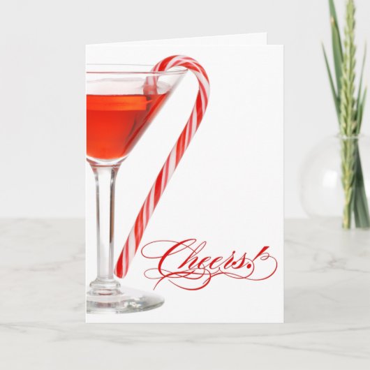 休日の応援のクリスマスカード シーズンカード (正面)