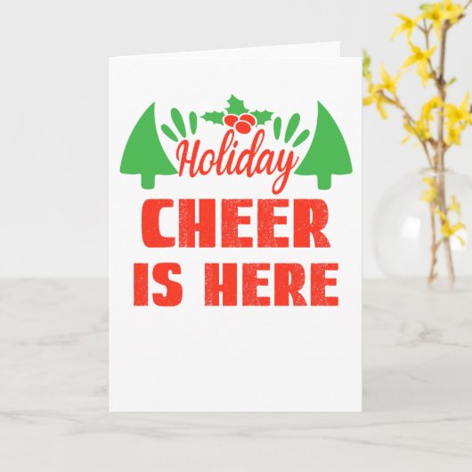 休日の応援はここにいる、5月あなたのクリスマスの輝き カード (黄色い花)