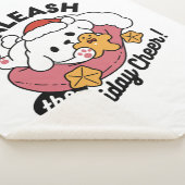 休日の応援を解放する – かわいい犬のクリスマス シェルパブランケット (3/4)