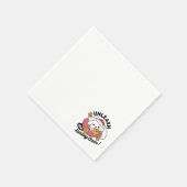 休日の応援を解放する – かわいい犬のクリスマス スタンダードカクテルナプキン (角)