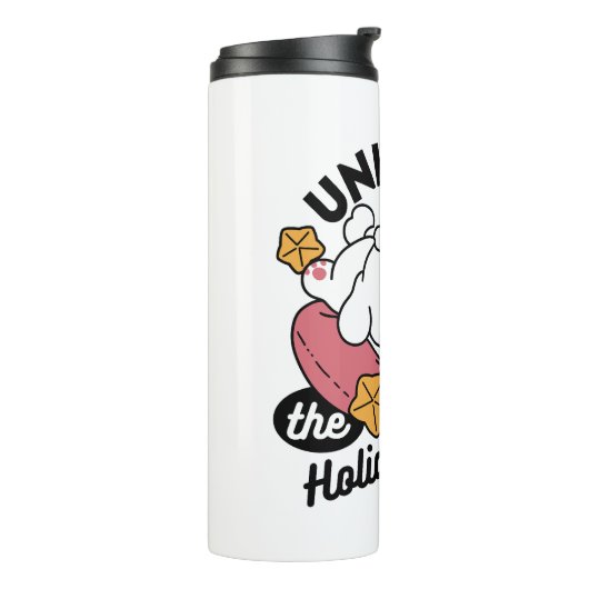 休日の応援を解放する – かわいい犬のクリスマス タンブラー (回転左)