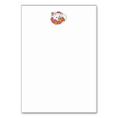 休日の応援を解放する – かわいい犬のクリスマス テーブルナンバー (裏面)