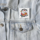 休日の応援を解放する – かわいい犬のクリスマス 缶バッジ (インサイチュ)