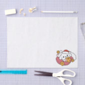 休日の応援を解放する – かわいい犬のクリスマス 薄葉紙 (クラフト)