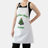 休日の応援リーダクリスマスおもしろい エプロン (インサイチュ)