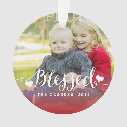 休日の恵み|の休日の写真のオーナメント オーナメント (正面)