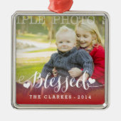 休日の恵み|の休日の写真のオーナメント メタルオーナメント (正面)