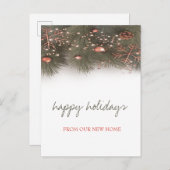 休日の我々は、松の木の枝のボールを移動 案内ポストカード (正面/裏面)