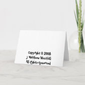 休日の抱擁 シーズンカード (裏面)