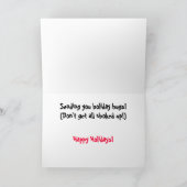 休日の抱擁 シーズンカード (内部)