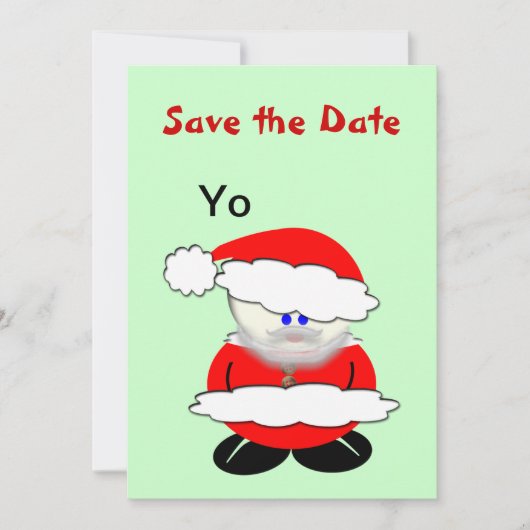 休日の招待状 セーブザデート (正面)