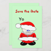 休日の招待状 セーブザデート (正面/裏面)