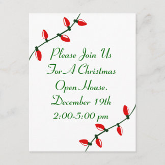 休日の招待状 招待状