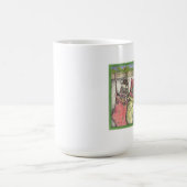 休日の挨拶のマグ コーヒーマグカップ (中央)