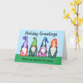 休日の挨拶の格言から カード (黄色い花)