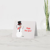 休日の挨拶状とノートカード カード (裏面)