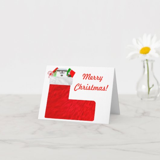 休日の挨拶状とノートカード カード (小さな植物)