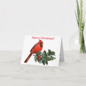 休日の挨拶状とノートカード カード (正面)