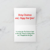 休日の挨拶状とノートカード シーズンカード (内部)