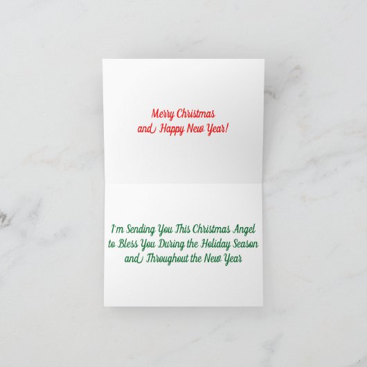 休日の挨拶状とノートカード シーズンカード (内部)