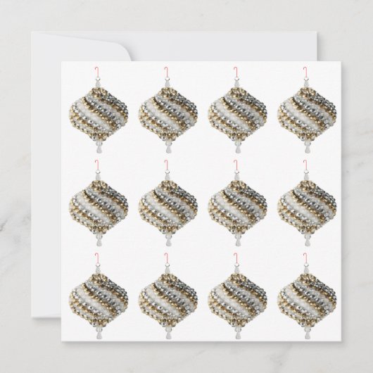 休日の挨拶状とノートカード シーズンカード (正面)