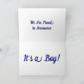 休日の挨拶状とノートカード シーズンカード (内部)