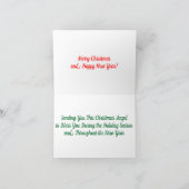 休日の挨拶状とノートカード シーズンカード (内部)