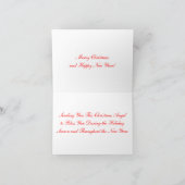 休日の挨拶状とノートカード シーズンカード (内部)