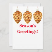 休日の挨拶状とノートカード 招待状 (正面)