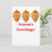 休日の挨拶状とノートカード 招待状 (スタンド正面)