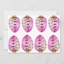 休日の挨拶状とノートカード 招待状