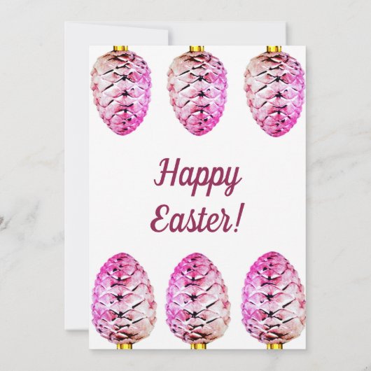 休日の挨拶状とノートカード 招待状 (裏面)