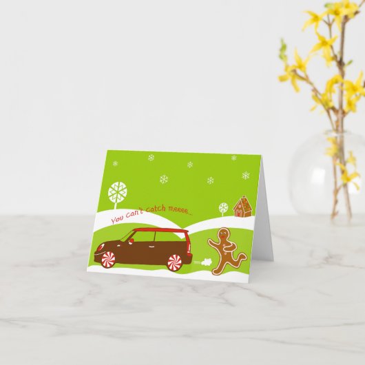 休日の挨拶状 カード (黄色い花)