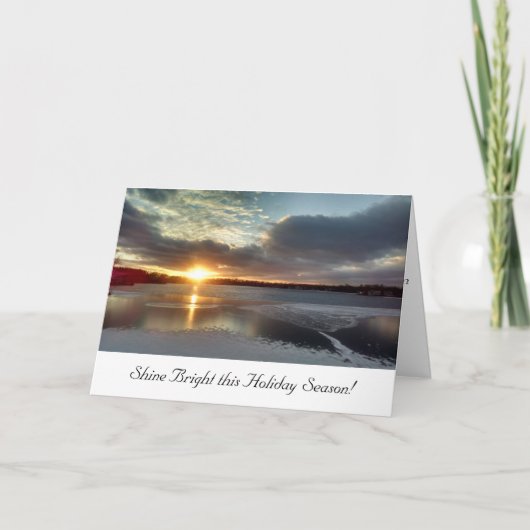 休日の挨拶状 カード (正面)