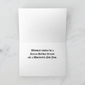 休日の挨拶状- シーズンカード (内部)