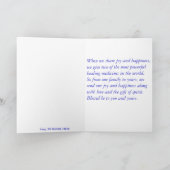 休日の挨拶状 シーズンカード (内部)