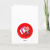 休日の挨拶状-休日の木 シーズンカード (裏面)